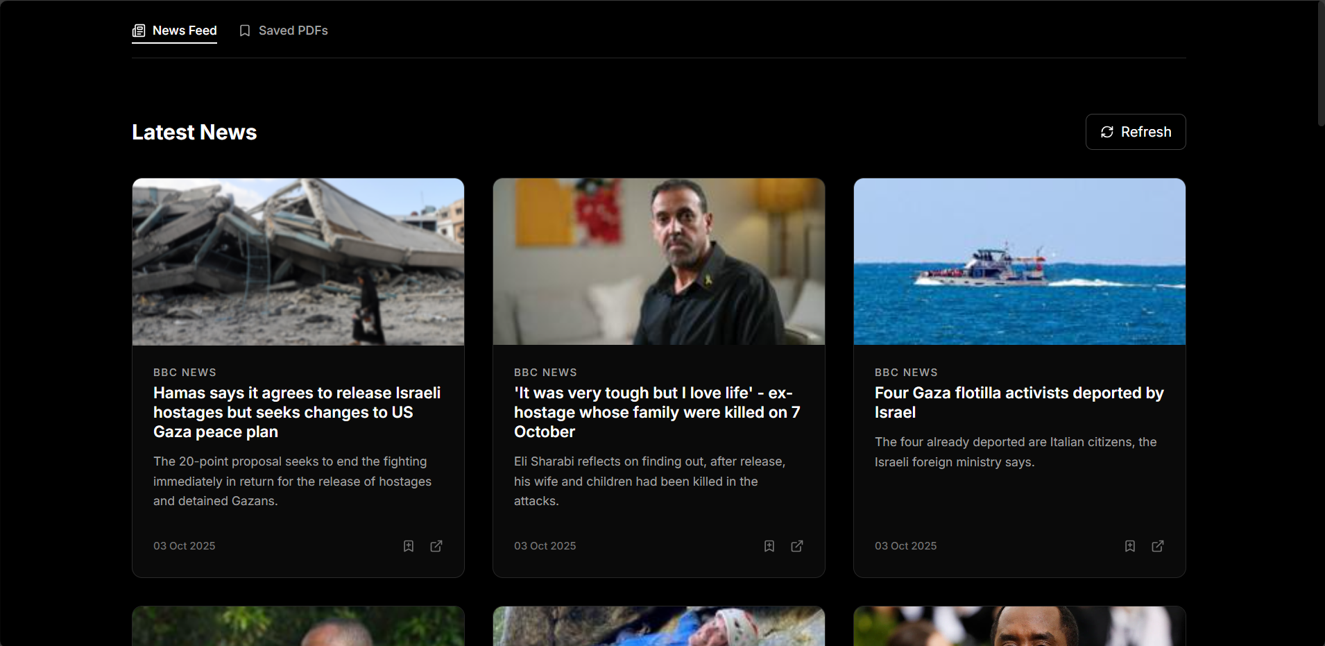 News PDF Aggregator Preview